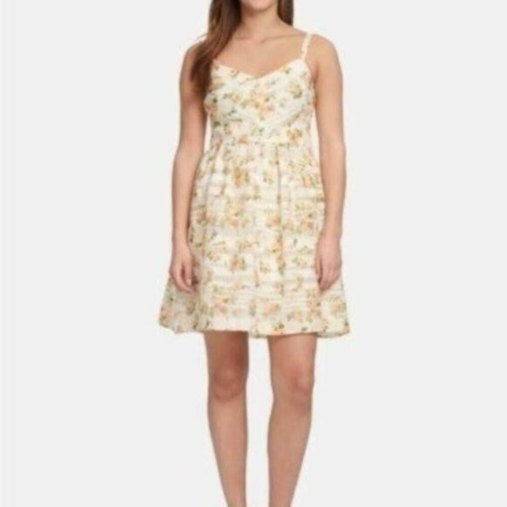NWT Kensie Floral Print Fit & Flare Dress